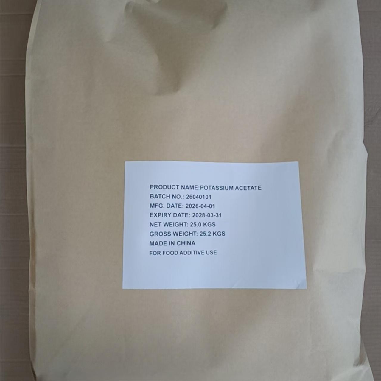 Potassium acetate CAS 127-08-2 E261